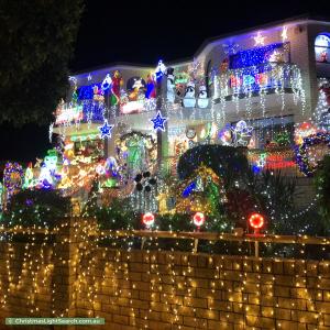 Christmas Light display at 60 Payten Avenue, Roselands