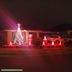 Christmas Light display at 152 Manna Gum Drive, Pakenham