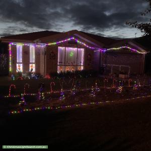 Christmas Light display at  Mission Street, Amaroo