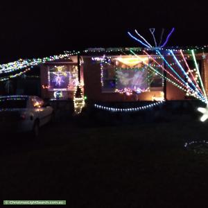 Christmas Light display at 35 Mitchell Street, Seaview Downs