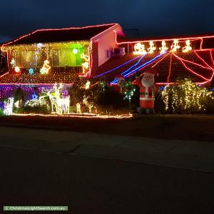 Christmas Light display at 77 O'Connor Circuit, Calwell