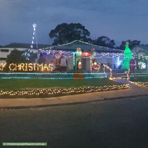 Christmas Light display at 24 Selangor Avenue, Fairview Park