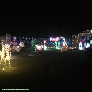 Christmas Light display at 4 Walden Court, Cranbourne North