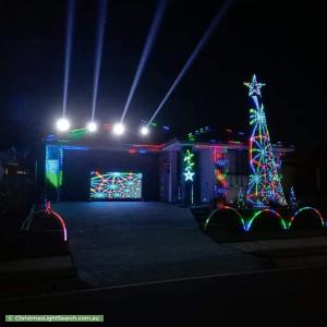 Christmas Light display at 32 Tamborine Street, South Ripley
