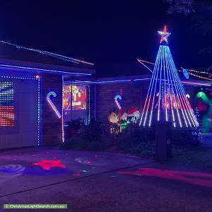 Christmas Light display at 86 College Way, Boondall