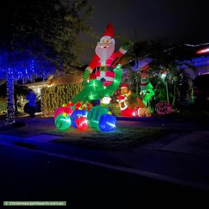 Christmas Light display at 103 Oaklands Way, Pakenham