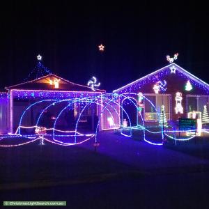 Christmas Light display at 44 Mawarra Crescent, Kellyville