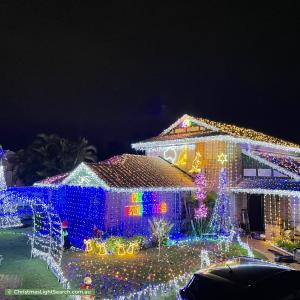 Christmas Light display at 71 McPherson Road, Sinnamon Park