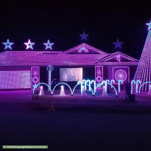 Christmas Light display at Baroda Avenue, Netley