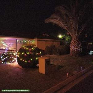 Christmas Light display at 22 Alexis Street, Hope Valley