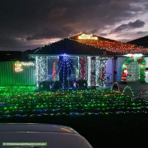 Christmas Light display at 83 Explorer Street, Gregory Hills