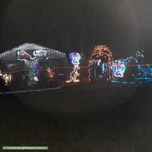 Christmas Light display at 14 Meyers Place, MacGregor