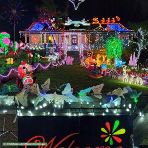 Christmas Light display at 48 Sheriff Street, Clarence Town