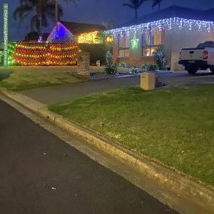 Christmas Light display at  Kanangra Crescent, Ruse