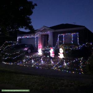 Christmas Light display at 6 Sanctuary Crescent, Rowville