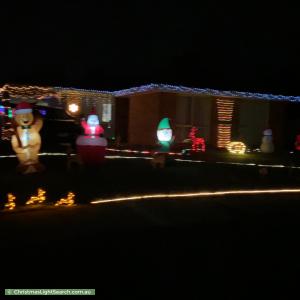 Christmas Light display at 27 Willslie Crescent, Berwick