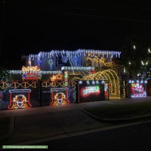 Christmas Light display at 1 Hunter Avenue, Black Rock