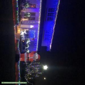 Christmas Light display at 5 Pyers Court, West Lakes