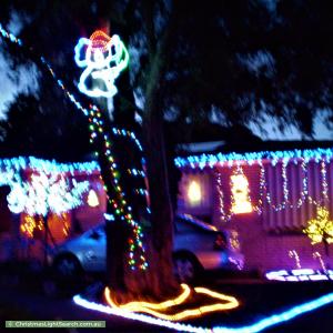 Christmas Light display at 4 Westall Court, Sheidow Park
