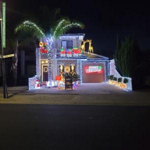 Christmas Light display at 95 Jamieson Way, Point Cook
