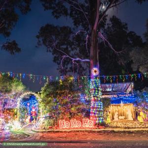 Christmas Light display at 4 Stacy Street, Gowrie