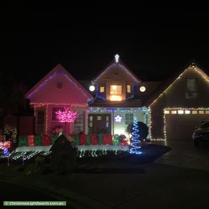 Christmas Light display at 12 Albany Court, Werribee