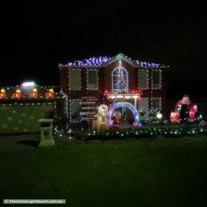 Christmas Light display at 46 Scenic Drive, Beaconsfield