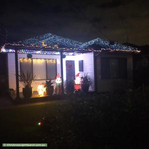 Christmas Light display at 32 Marion Street, Altona North