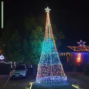Christmas Light display at 22 Middleton Circuit, Gowrie
