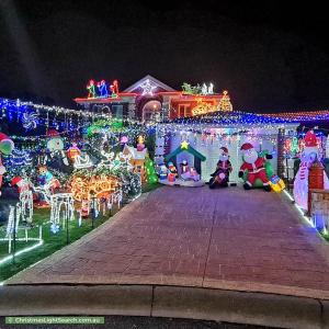 Christmas Light display at 4 Troon Court, Glenmore Park