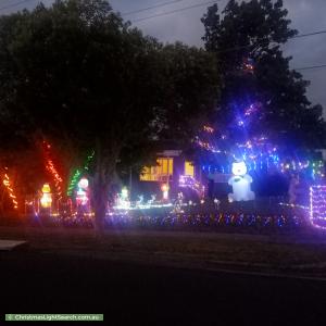 Christmas Light display at 6 Dunoon Street, Mooroolbark