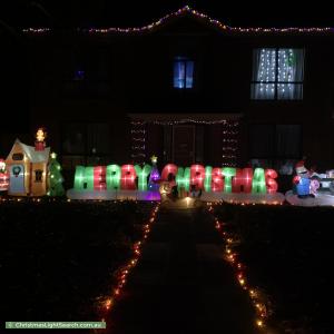 Christmas Light display at 5 Churcher Avenue, Blakeview