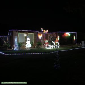 Christmas Light display at 8 Sandpiper Way, South Morang