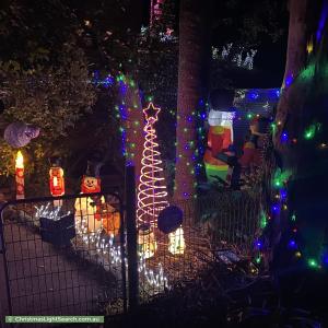 Christmas Light display at 108-110 Alexander Avenue, Upwey