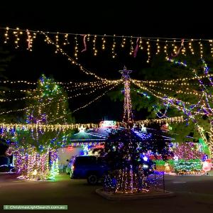 Christmas Light display at  Burraly Court, Ngunnawal