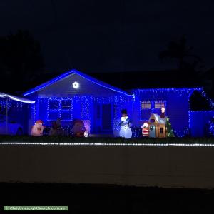 Christmas Light display at  Avelin Street, Hampton