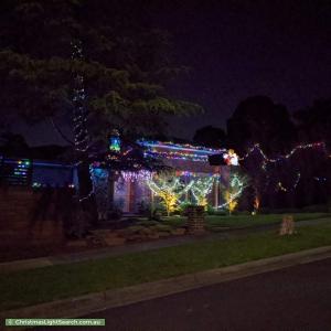 Christmas Light display at 2 Brine Street, Mount Waverley