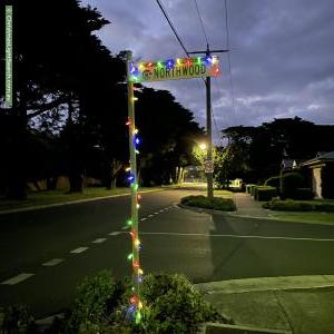 Christmas Light display at  Northwood Drive, Whittlesea