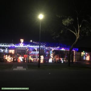 Christmas Light display at 94 Calais Circuit, Cranbourne West