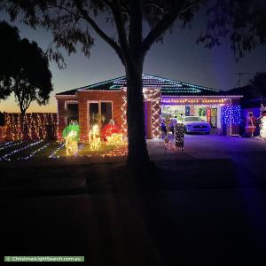 Christmas Light display at 1 Lily Way, Skye
