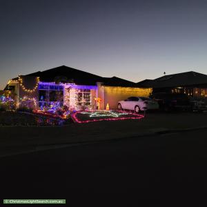 Christmas Light display at 24 Brigalow Bend, Ellenbrook