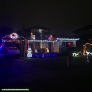 Christmas Light display at 37 Purtell Street, Bentleigh East