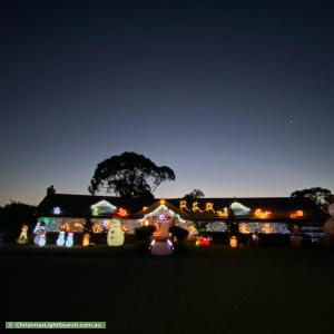 Christmas Light display at 15 Lightwood Drive, Sunbury