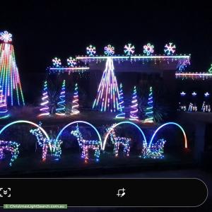 Christmas Light display at 27 Nubrena Drive, Strathfieldsaye