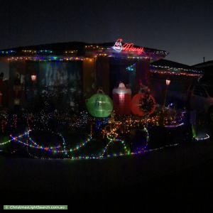 Christmas Light display at 16 Ramlegh Boulevard, Clyde North