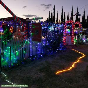 Christmas Light display at 39 Westfield Street, Maddington