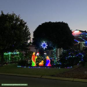 Christmas Light display at 3 Carpentaria Way, Hewett