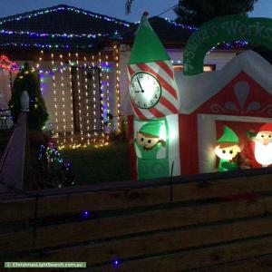 Christmas Light display at 12 Dowling Street, Fawkner