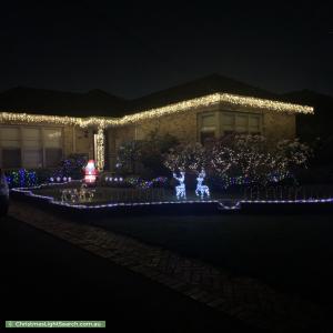 Christmas Light display at 16 Magnolia Street, Oak Park
