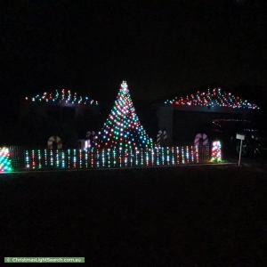 Christmas Light display at 42 Richardson Circuit, Conder